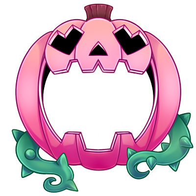 Pink Hearts Pumpkin